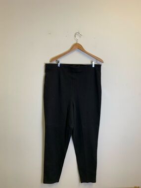 Women with Control Black Knit Pants